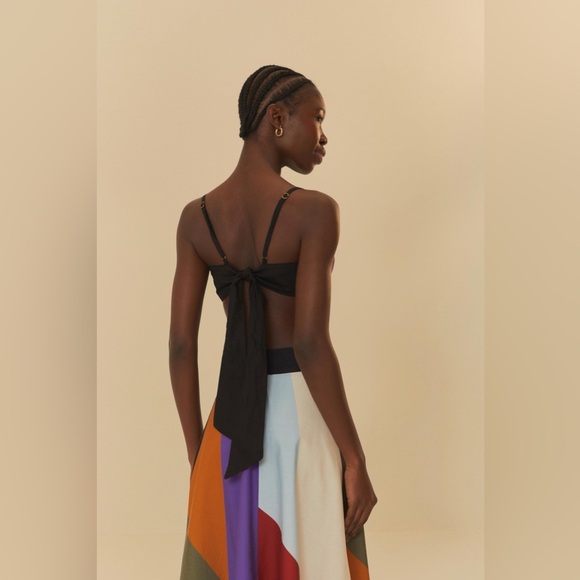 🍃Farm Rio Embroidered Cornelio Top - Picture 3 of 5